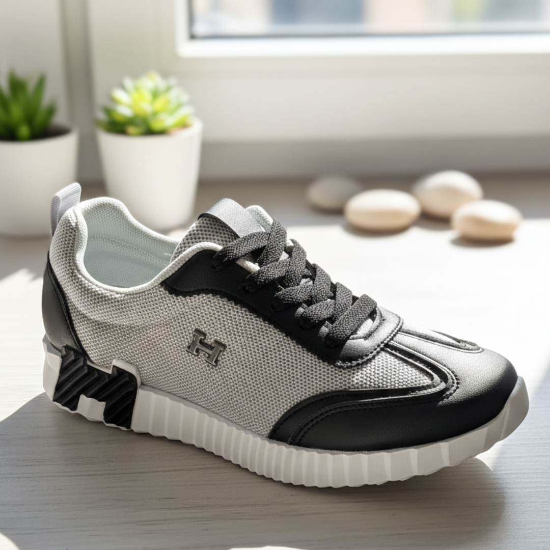 حذاء رياضي رمادي كاجوال مريح