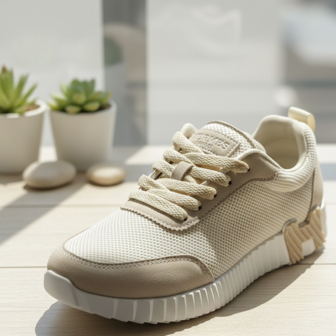 حذاء رياضي بيج كاجوال مريح - الصورة 2
