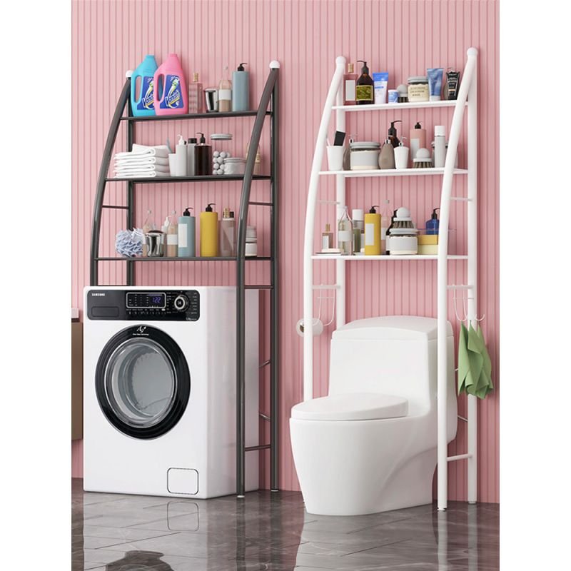 رف منظم فوق المرحاض او الغسالة